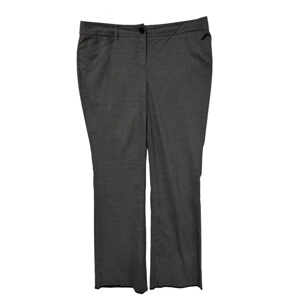 Express Pants Womens 12R Gray Editor‎ Straight Leg Professional Stretch Trouser